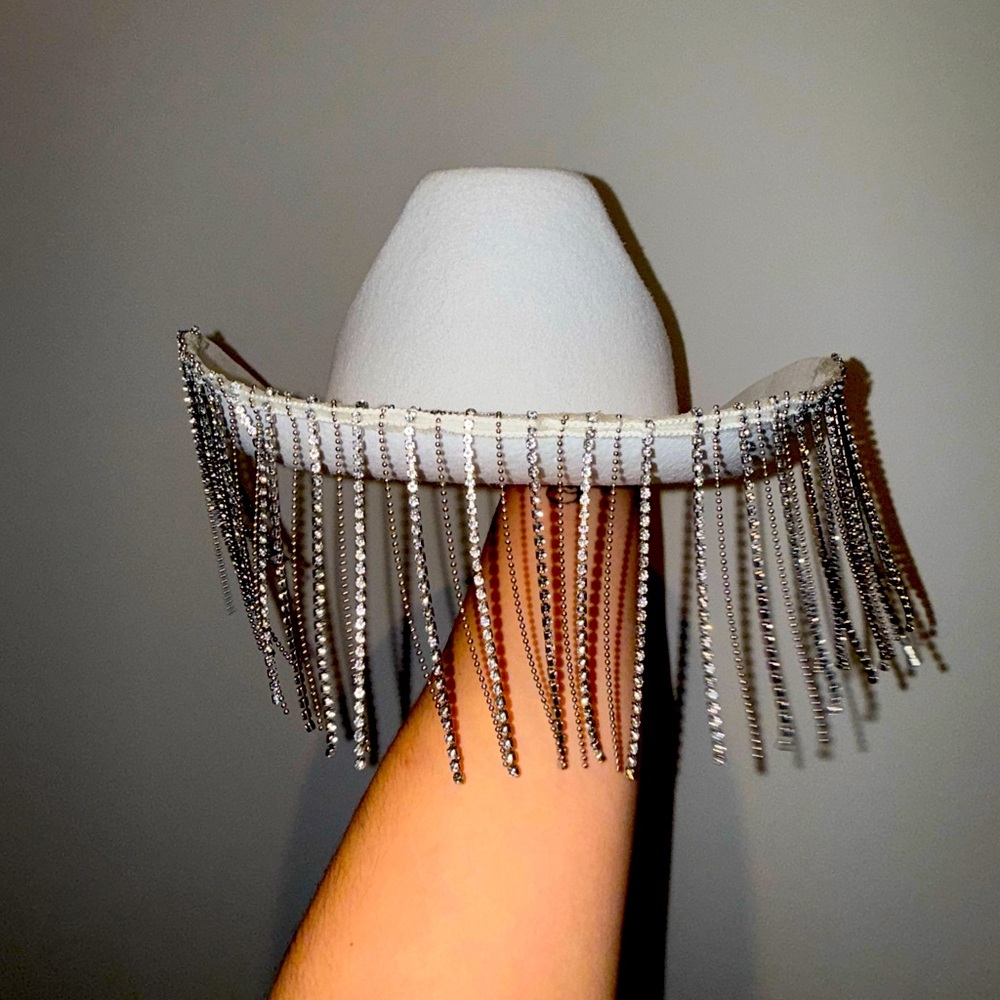 White Festival Cowgirl Hat